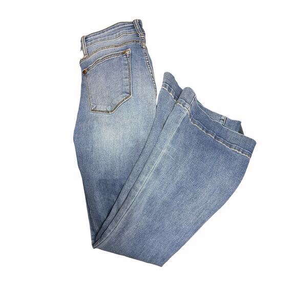 Judy Blue Mid-Rise Trouser Flare Jeans 5/27 - Picture 6 of 12